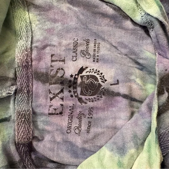 St. Pete Beach Florida Tie-Dye Print Hoodie Womens size Large - Picture 8 of 9